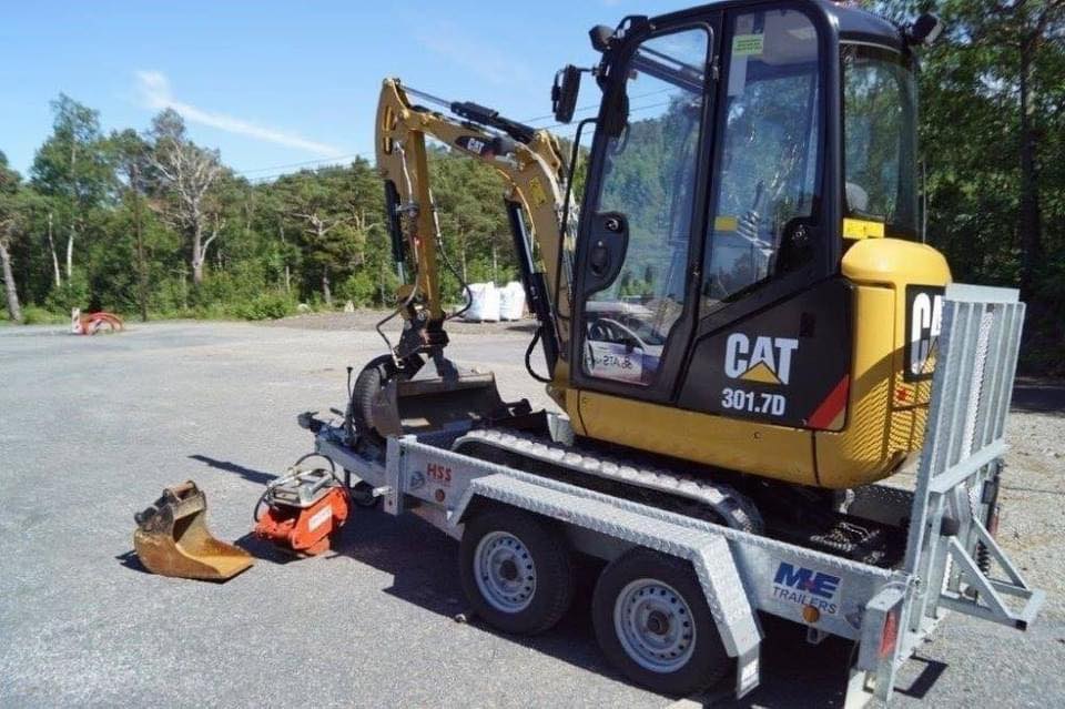 Miniexcavadora Caterpillar 301.7D de Ocasión – 1,85T (2017) con 1.461 h