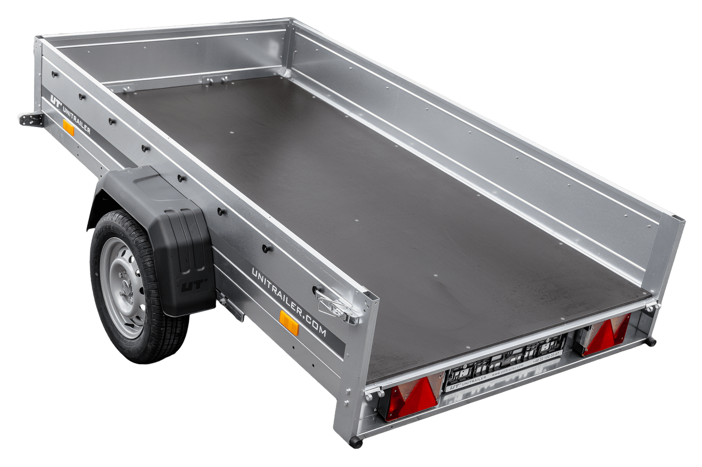 Remolque de coche con ballestas 230x125 UNITRAILER GARDEN 230/R BASCULANTE