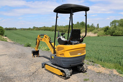 Miniexcavadora APS OKW17 con brazo oscilante