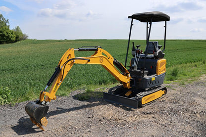 Miniexcavadora APS OKW17 con brazo oscilante