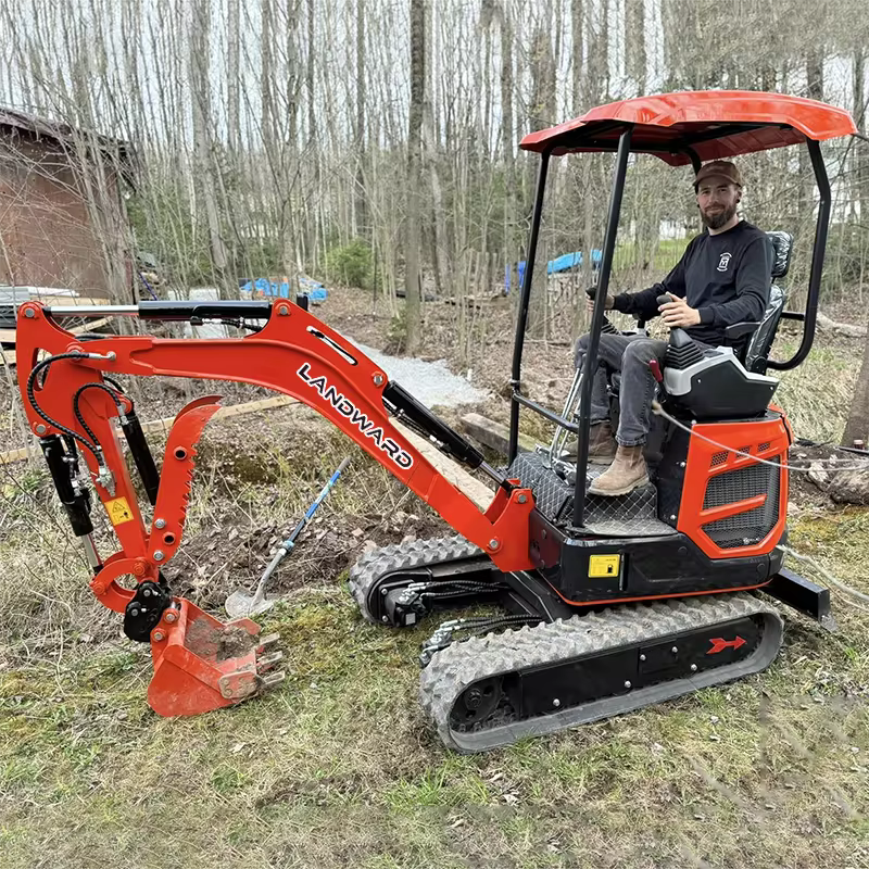 Miniexcavadora Hidráulica 1,5 T con Motor Kubota