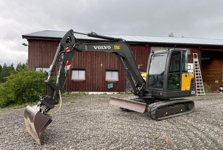 Miniexcavadora usada Volvo EC55C (2009) – 4,91T – Motor Yanmar 37 kW