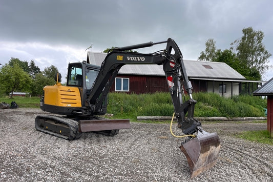 Miniexcavadora usada Volvo EC55C (2009) – 4,91T – Motor Yanmar 37 kW