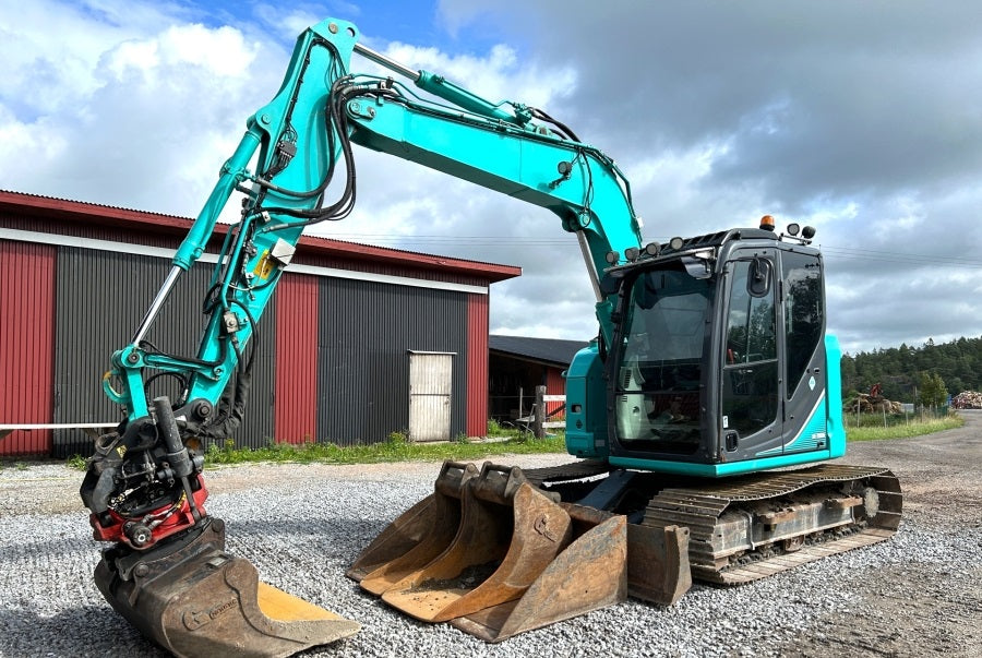 Miniexcavadora Kobelco SK75SR-3E (2016) – 7,5T – Ocasión