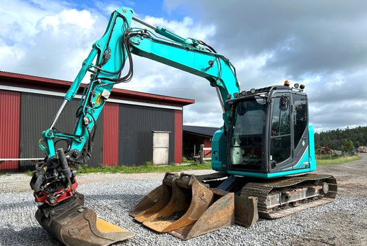Miniexcavadora Kobelco SK75SR-3E (2016) – 7,5T – Ocasión