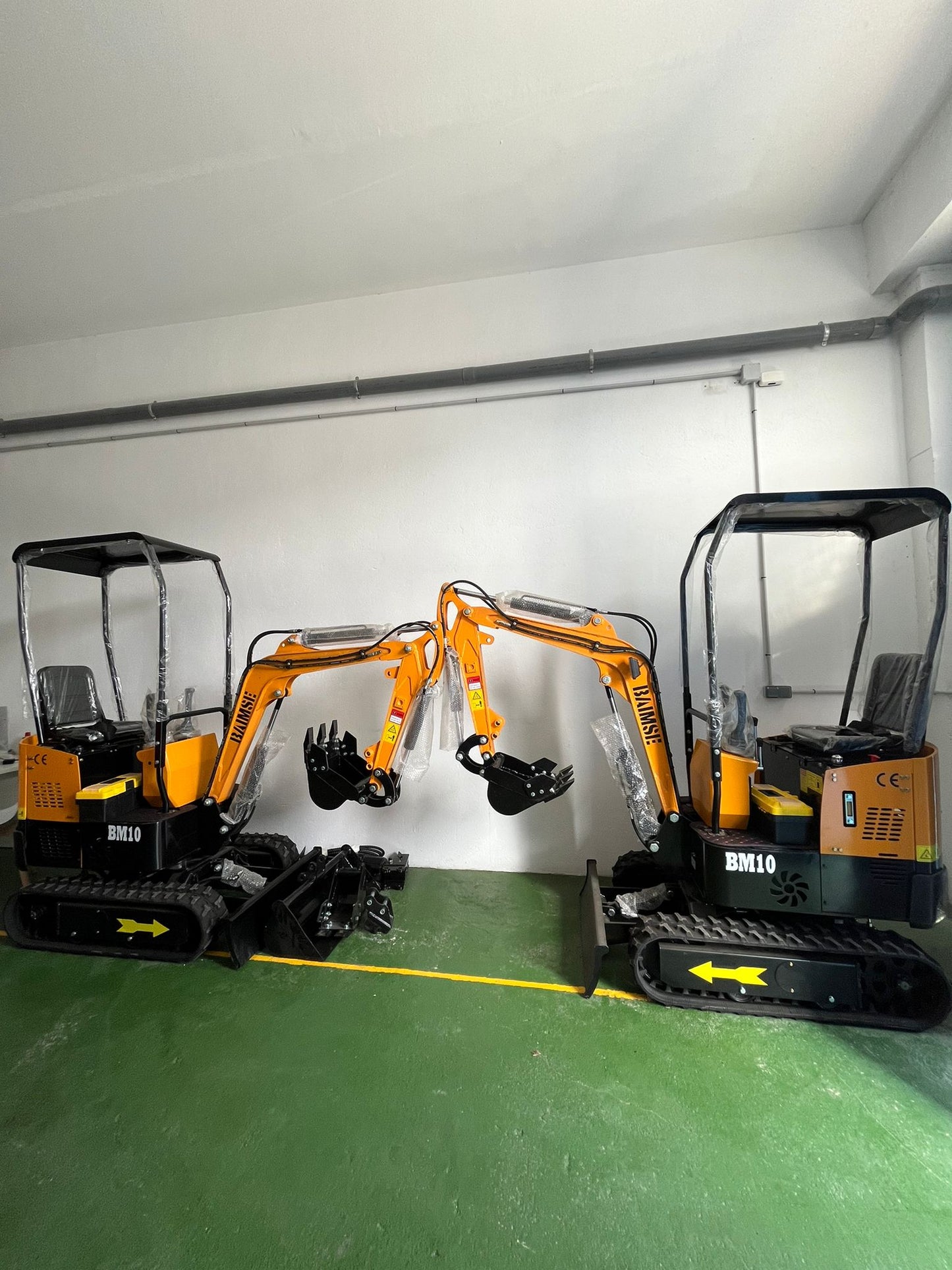 Mini Excavadora Giratoria JPC BAIMSE BM10 1 Tonelada, Motor Monocilíndrico