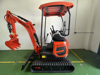 Miniexcavadora Kubota U27-4 de 2,7 t usada 2022 con 1302 h y paquete completo de accesorios