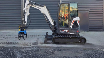 Miniexcavadora Bobcat E27z de 2,7 t usada, año 2019, 1788 h con enganche hidráulico