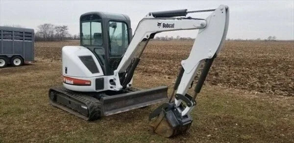 Miniexcavadora Bobcat 430 de 3,5 t de ocasión 2004 con chasis extensible y enganche rápido