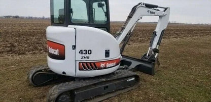 Miniexcavadora Bobcat 430 de 3,5 t de ocasión 2004 con chasis extensible y enganche rápido