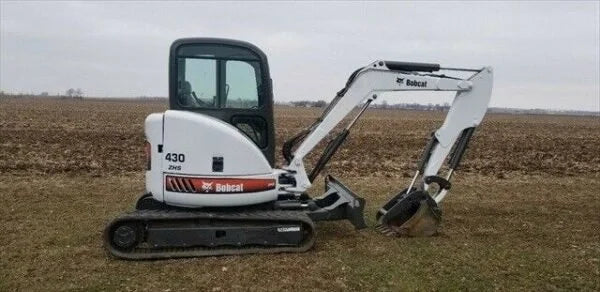 Miniexcavadora Bobcat 430 de 3,5 t de ocasión 2004 con chasis extensible y enganche rápido