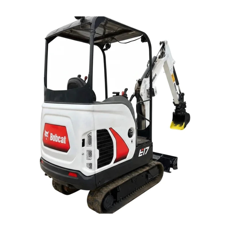 Miniexcavadora Bobcat E17 1,71 t — Enganche rápido y 3 cucharones — Ocasión 2017 — 1600 h