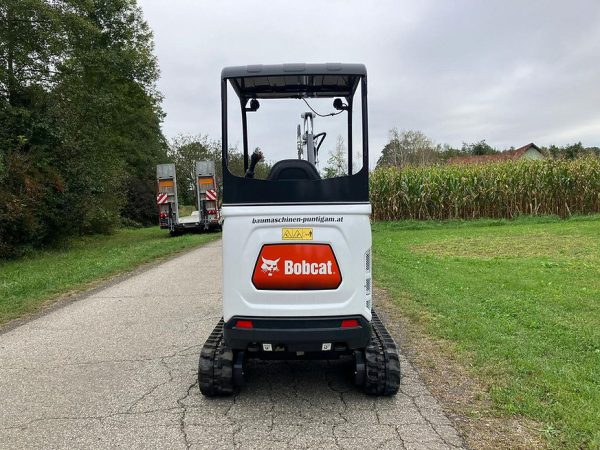 Miniexcavadora compacta Bobcat E17 de 1,7 t usada 2022 casi nueva de 10 h motor Kubota