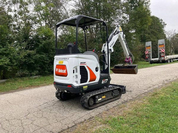Miniexcavadora compacta Bobcat E17 de 1,7 t usada 2022 casi nueva de 10 h motor Kubota