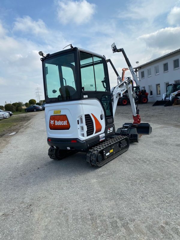 Miniexcavadora Bobcat E19 de 1,6 t, usada, año 2019, solo 850 h, motor Mitsubishi