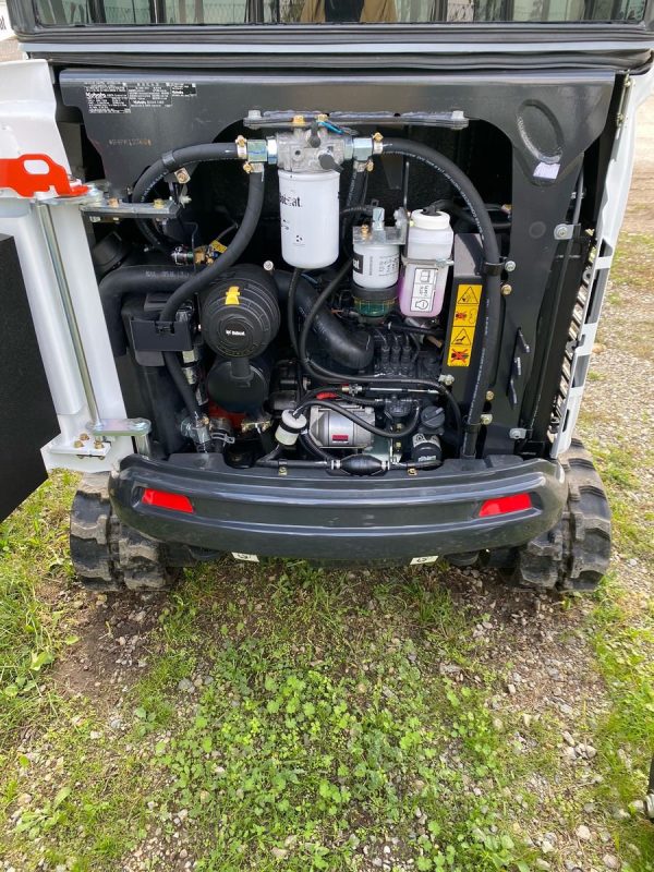 Miniexcavadora Bobcat E19 de 1,6 t, usada, año 2019, solo 850 h, motor Mitsubishi