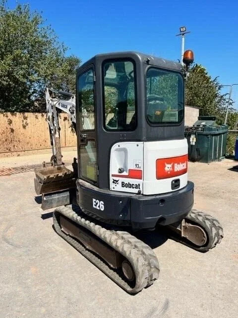 Miniexcavadora Bobcat E26 de 2,7 t de Ocasión 2018 con Chasis Extensible y 3 Cucharas