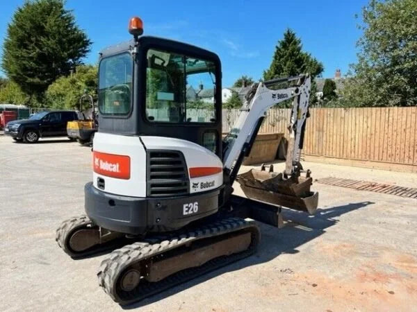 Miniexcavadora Bobcat E26 de 2,7 t de Ocasión 2018 con Chasis Extensible y 3 Cucharas