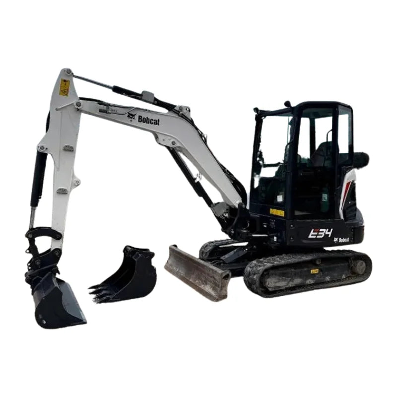 Miniexcavadora Bobcat E34 de 3,5 t — Motor Kubota D1703 18,2 kW — Usada 2022 — 1 096 h
