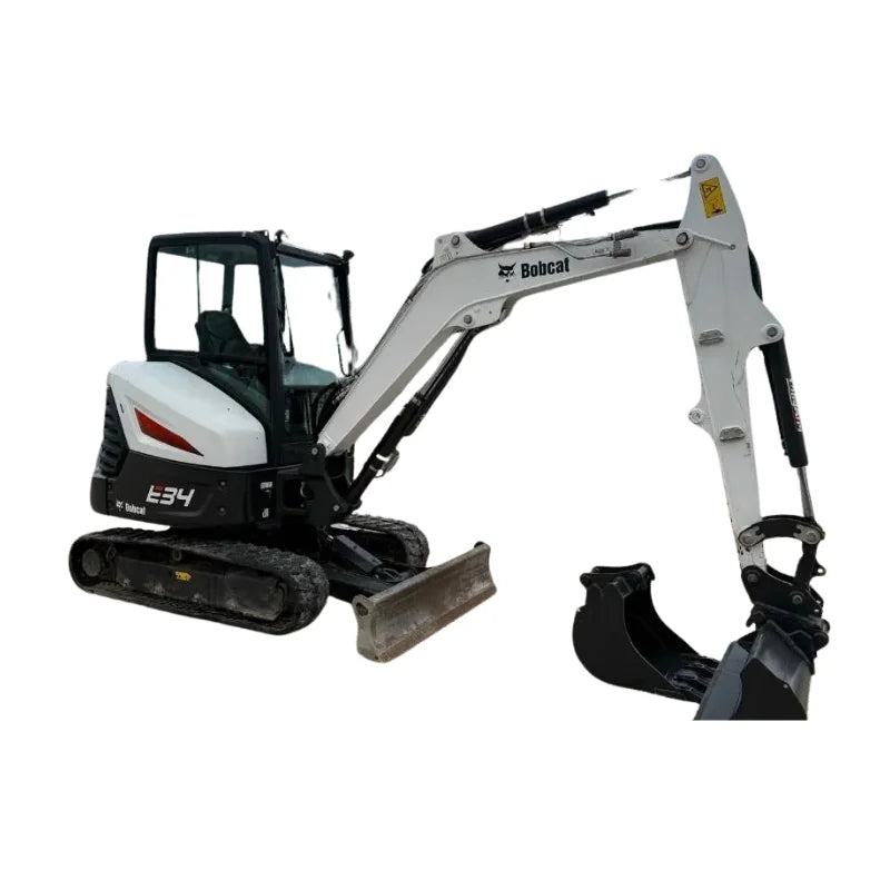 Miniexcavadora Bobcat E34 de 3,5 t — Motor Kubota D1703 18,2 kW — Usada 2022 — 1 096 h