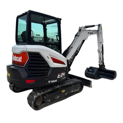 Miniexcavadora Bobcat E34 de 3,5 t — Motor Kubota D1703 18,2 kW — Usada 2022 — 1 096 h