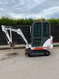 Miniexcavadora Bobcat 320 de 1,6 t de ocasión 2000 con chasis extensible y 3 cucharas