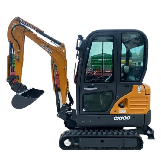 Mini excavadora Case CX18C 1,9 t vía variable — Motor Mitsubishi 12,5 kW — Ocasión 2019 — 582 h