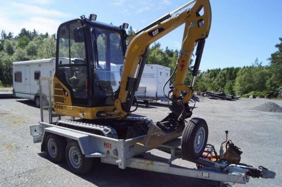 Miniexcavadora Caterpillar 301.7D de Ocasión – 1,85T (2017) con 1.461 h