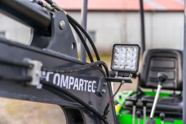 Miniexcavadora eléctrica de litio Compartec CT-B 12 Li de 1,1 t usada, 108 h con 3 cucharones