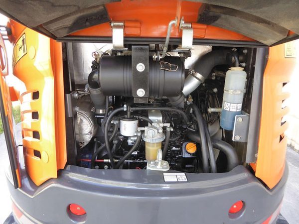 Miniexcavadora Doosan DX35Z de 3,7 t usada 2017 cabina calefactada de 453 h con 2 cucharones
