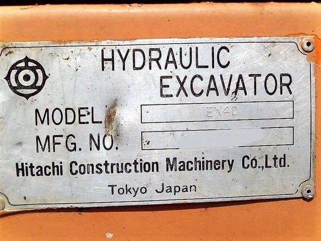 Miniexcavadora Hitachi EX 40 de Ocasión – 4,1T (2000) con 3 Cucharas