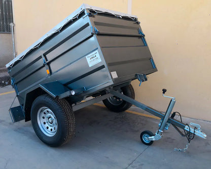 Remolque 4x4 basculante por inercia 2.000 x 1.300 x 600 + 350 – Mma 750 kg