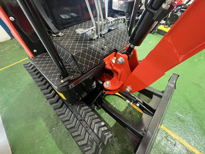 Miniexcavadora Giratoria BAIMSE 1800 kg, Motor Kubota de 3 Cilindros