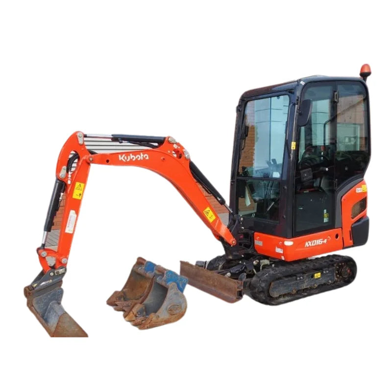 Miniexcavadora Kubota KX016-4 1,6 t vía variable — Cabina calefactada — Usada 2022 — 330 h