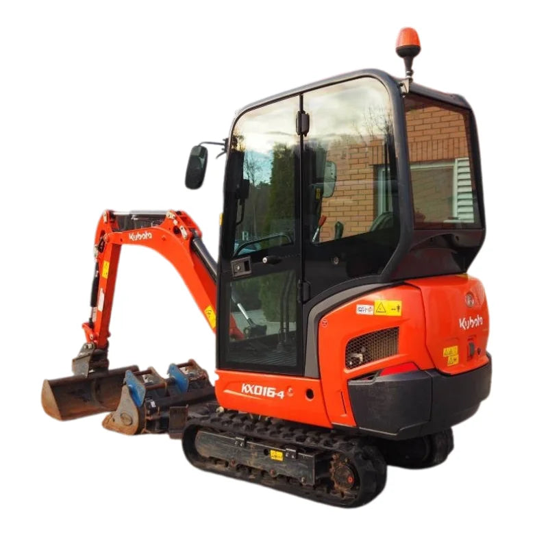 Miniexcavadora Kubota KX016-4 1,6 t vía variable — Cabina calefactada — Usada 2022 — 330 h