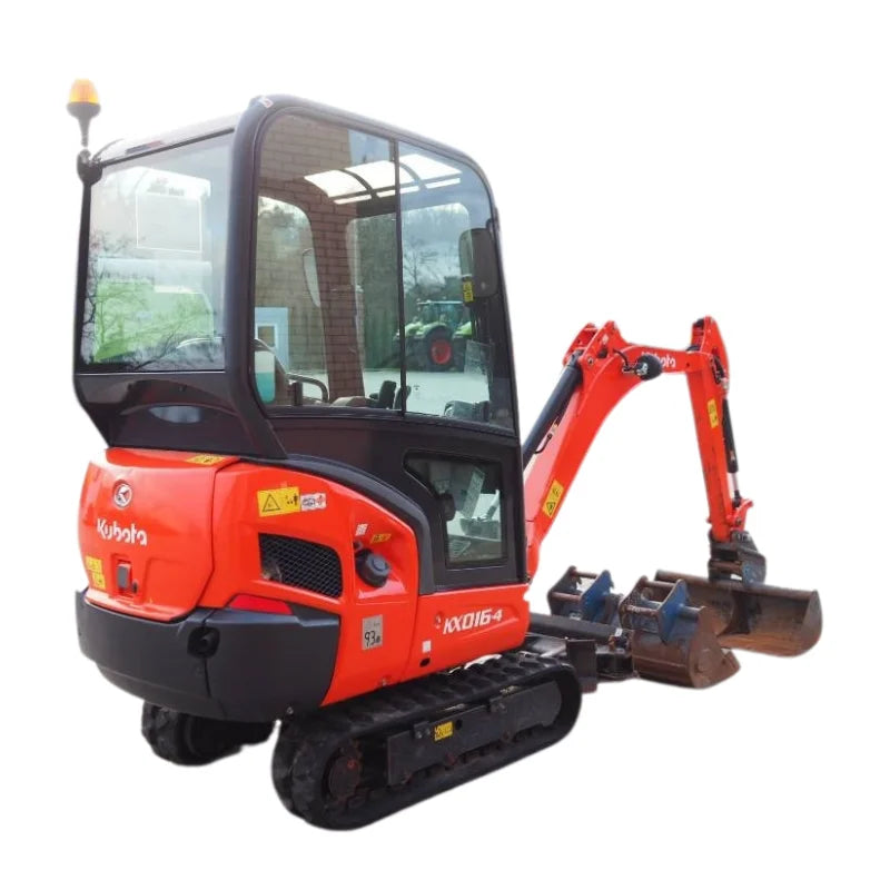 Miniexcavadora Kubota KX016-4 1,6 t vía variable — Cabina calefactada — Usada 2022 — 330 h