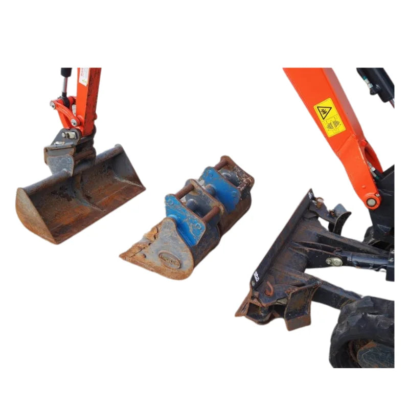 Miniexcavadora Kubota KX016-4 1,6 t vía variable — Cabina calefactada — Usada 2022 — 330 h