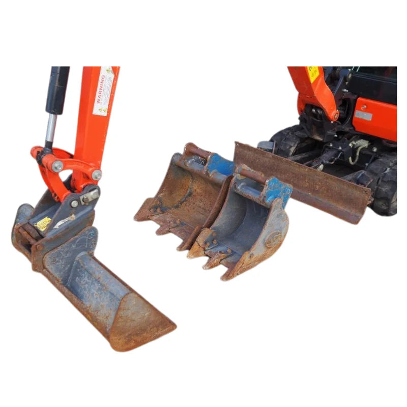 Miniexcavadora Kubota KX016-4 1,6 t vía variable — Cabina calefactada — Usada 2022 — 330 h