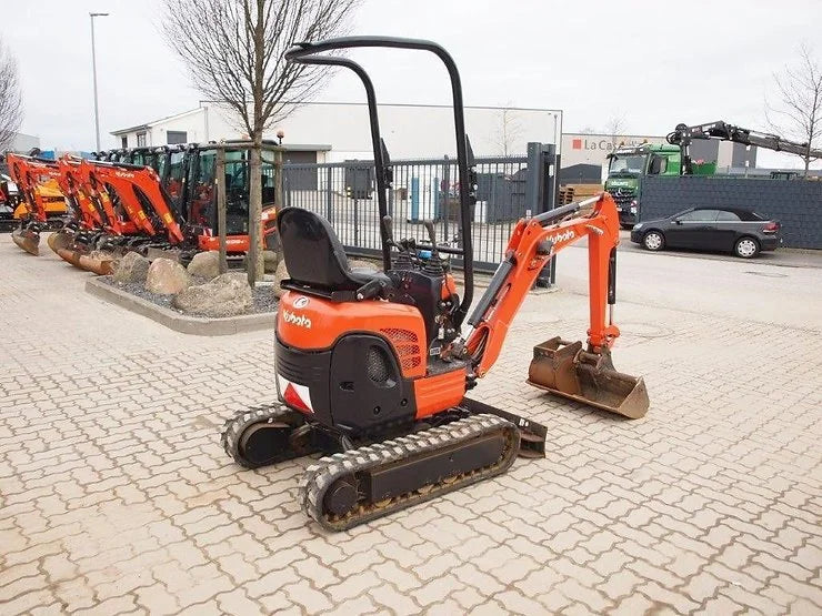 Miniexcavadora Kubota U10-3 ultracompacta de 1 tonelada, usada, año 2016, 2028 horas, con 3 cucharones
