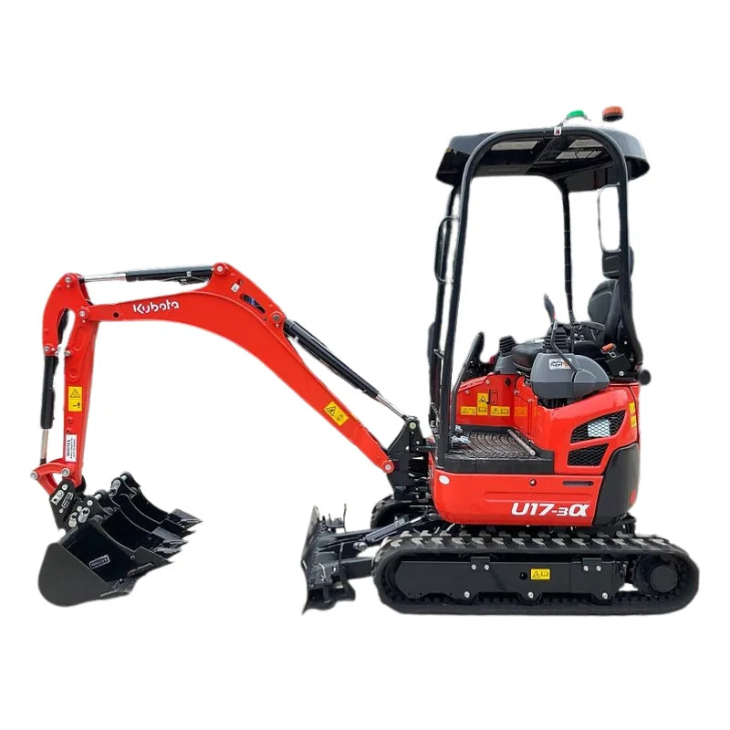Miniexcavadora Kubota U17-3A 1,7 t giro cero — Motor D902-E4 — Usado 2023 — 57 h