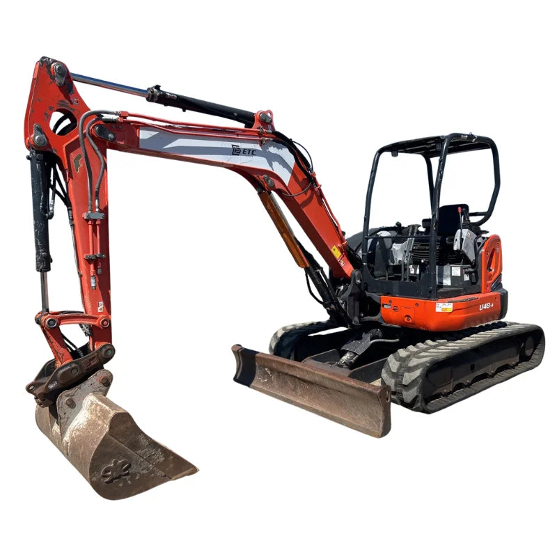 Miniexcavadora Kubota U48-4 de 4,8 t con giro cero — Enganche rápido hidráulico — Usada 2015 — 5.951 h