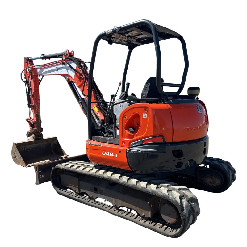 Miniexcavadora Kubota U48-4 de 4,8 t con giro cero — Enganche rápido hidráulico — Usada 2015 — 5.951 h