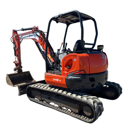 Miniexcavadora Kubota U48-4 de 4,8 t con giro cero — Enganche rápido hidráulico — Usada 2015 — 5.951 h