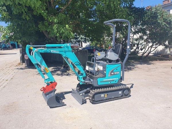 Kobelco SK10SR Microexcavadora de 1 t usada 2022 casi nueva de 10 h motor Yanmar