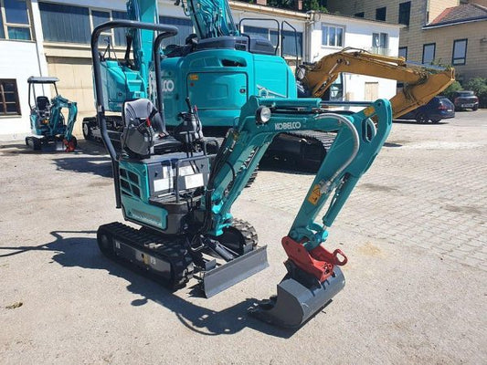 Kobelco SK10SR Microexcavadora de 1 t usada 2022 casi nueva de 10 h motor Yanmar