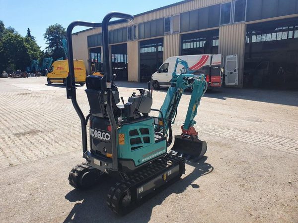 Kobelco SK10SR Microexcavadora de 1 t usada 2022 casi nueva de 10 h motor Yanmar