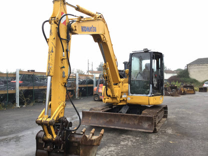 Miniexcavadora usada Komatsu PC78MR-6 (2004) – 8,3T – Motor 40,5 kW