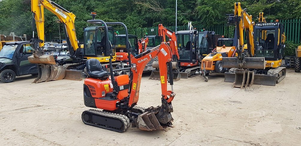 Kubota K008-3 de Ocasión (2021) – Miniexcavadora Ultracompacta 0,98T – 700 h – Excelente Estado