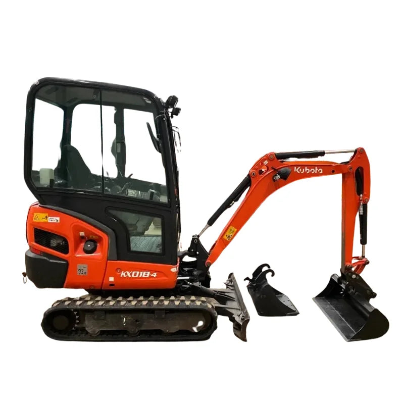 Miniexcavadora Kubota KX 018-4 1,8 t de ancho variable — Motor D902-BH 11,8 kW — Usada 2017 — 1421 h