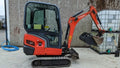 Kubota KX016-4 Miniexcavadora 1,7 t usada 2014 cabina climatizada con 3 cucharas